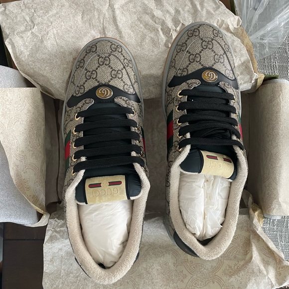 Mens Screener GG Supreme Canvas Sneakers - Picture 1 of 13